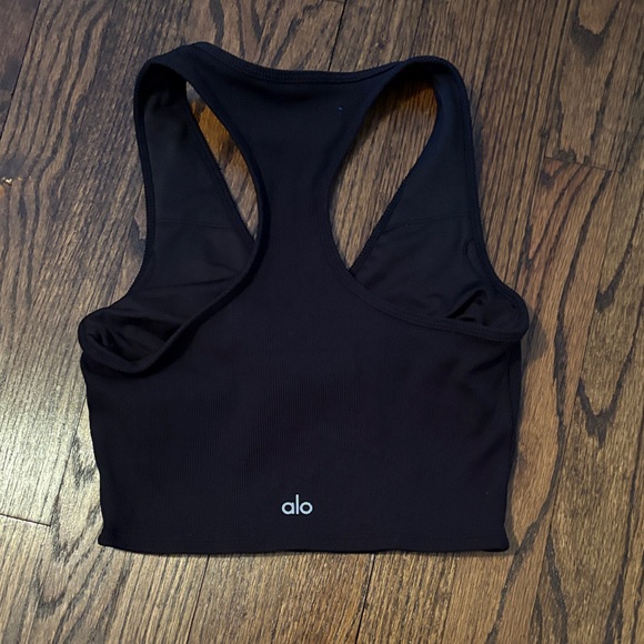 ALO Yoga Black Sports Bra - Picture 2 of 2